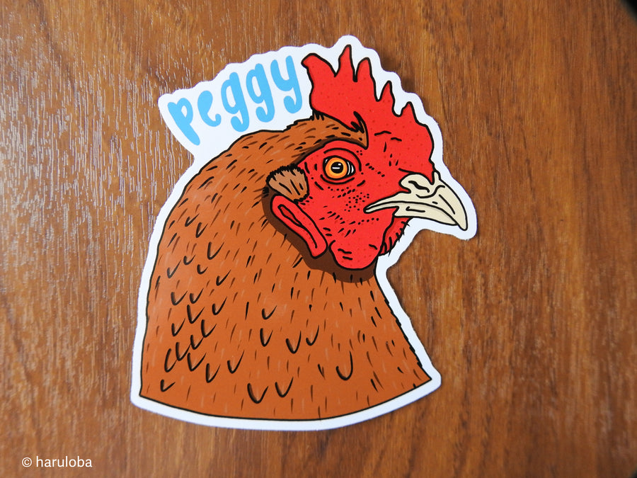 Peggy Bust Sticker
