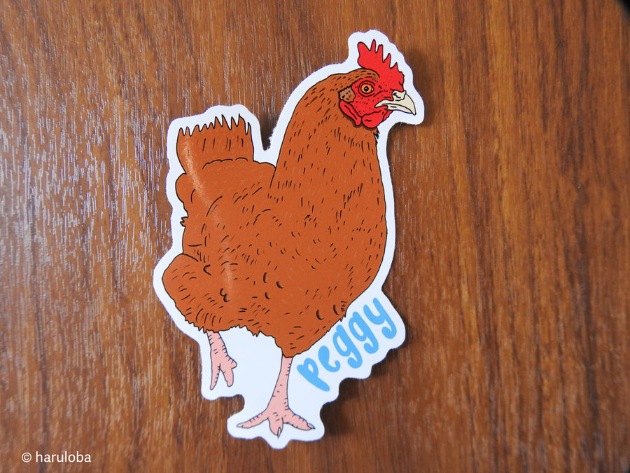 Peggy Foreward Sticker